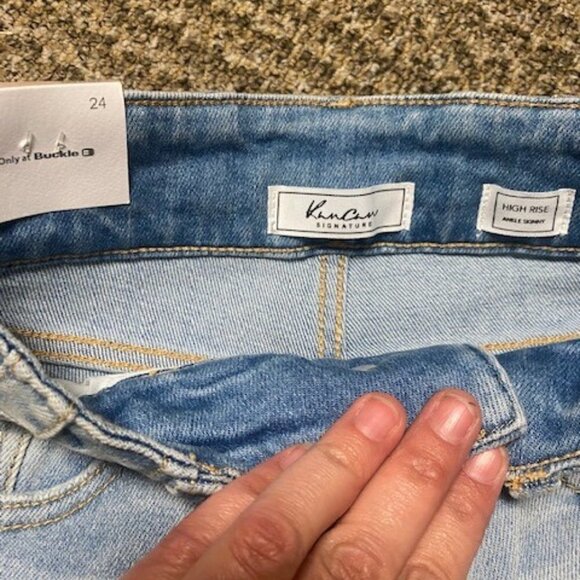 Signature High Rise Ankle Skinny Jean size 24 - Picture 4 of 5